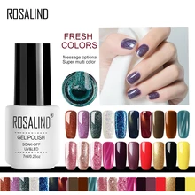ROSALIND Гель-лак для ногтей полигелевый лак Гибридный Полупостоянный УФ-лак для маникюра верхнее Базовое покрытие грунтовка Гель-лак для ногтей Laquer