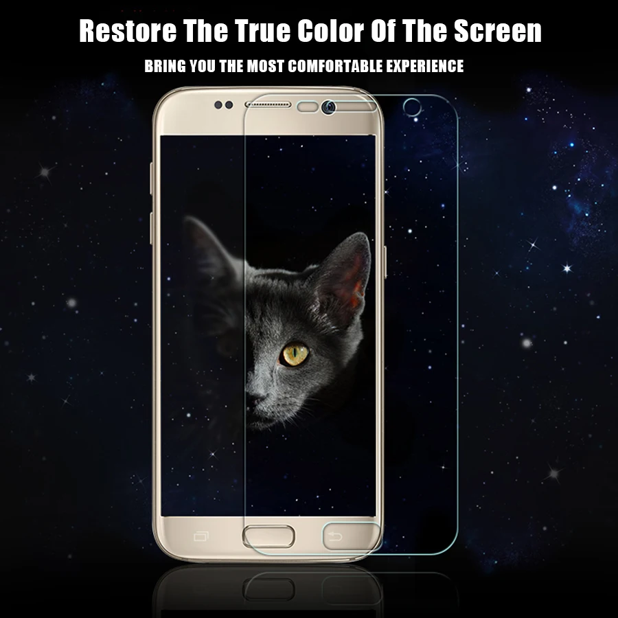 Закаленное стекло для Samsung Galaxy S7 защита экрана S2 S3 S4 S5 S6 пленка Tremp Protetive Glas Защита 9H