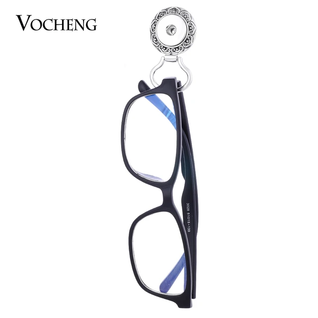 Magnetic Eyeglass Holders Metal Blossom Flower ID Badge Holder