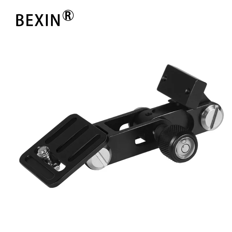 

BEXIN Tripod Accessories Telephoto Zoom Quick Release Plate Lens Bracket for Long Nodal Slide Rail Adapter for DSLR Camera