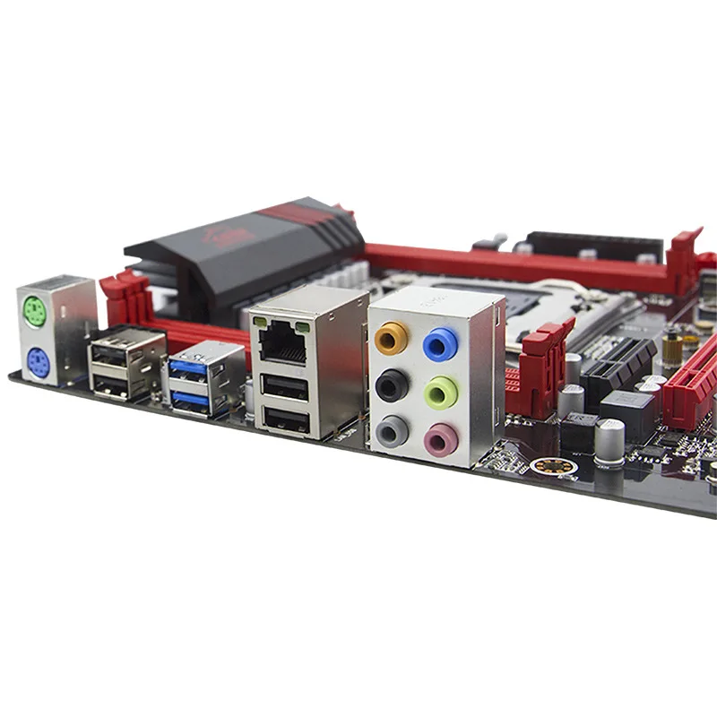 Материнская плата jinsha X79 LGA2011 USB3.0 SATA3 PCI E NVME M.2 SSD поддерживает регистр и память ecc