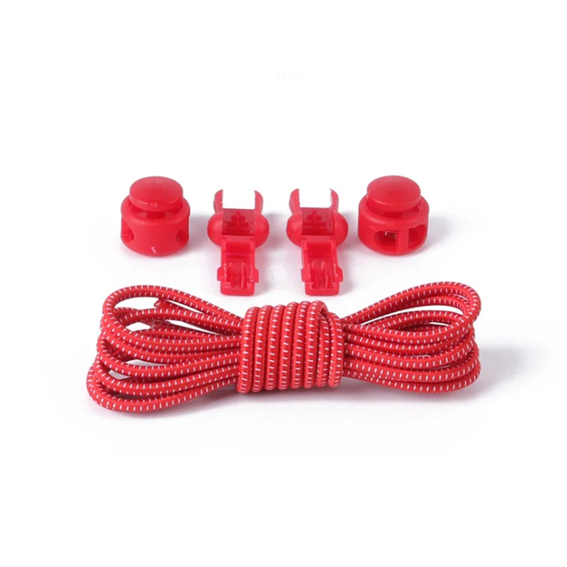 1 Pair No Tie Locking Shoelaces Elastic Unsiex Women Men Trainer Running Athletic Sneaks Shoe Laces Fit Strap Shoelace Wholesale (13)