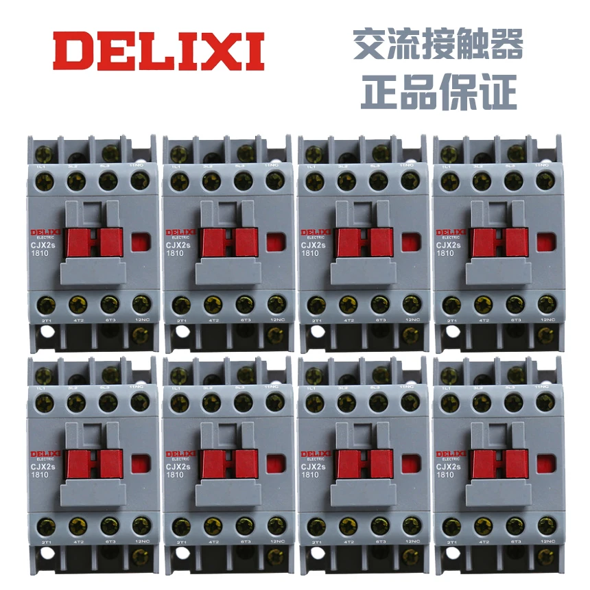 

DELIXI AC Contactor CJX2s-0910 CJX2s-0901 CJX2s-1210 CJX2s-1201 CJX2s-1810 CJX2s-1801
