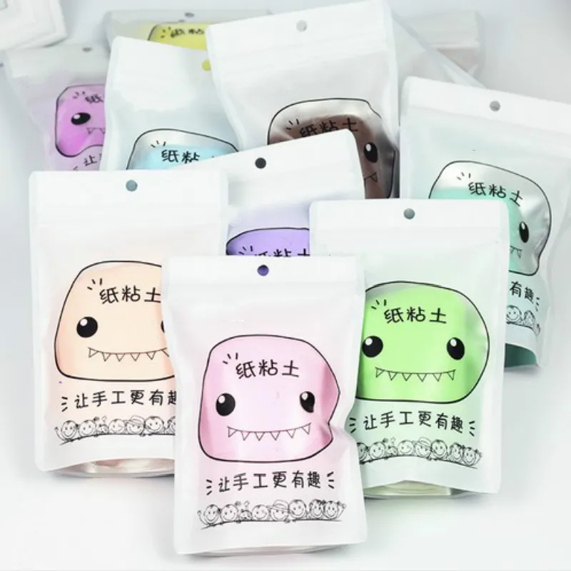 

100g Light Paper Clay Enough Large Volume Soft Monster Paper Clay Plasticine 2019 DIY Kid Toys Slime Drawing Polymer Toys