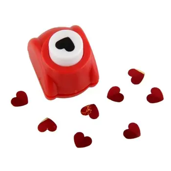 

5pack Kid Child Mini Printing Paper Hand Shaper Scrapbook Tags Cards Craft DIY Punch Cutter Tool (heart)