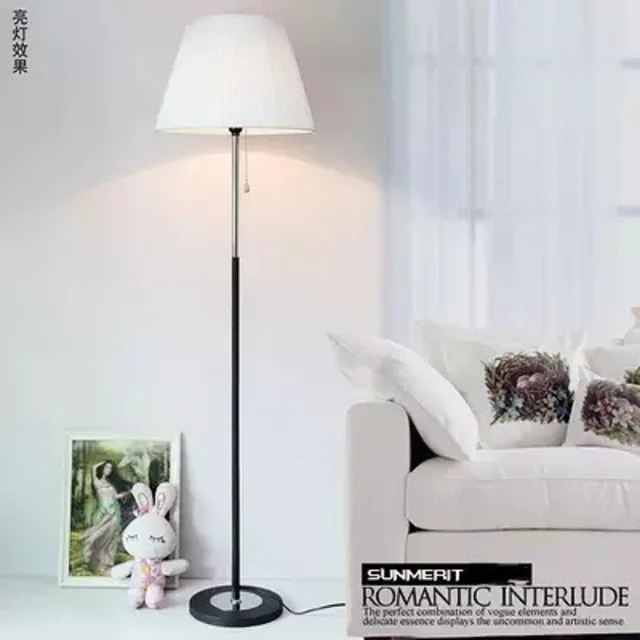 Modern Simple Living Room Bedroom Bedside Lamp European Creative Modern Simple Living Room Bedroom Bedside Lamp European Creative Fabric Decoration Remote Control Led Floor Dimming