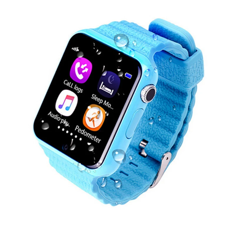 

HESTIA Kids Smart Watch V7K GPS Touch Screen 0.3M Camera SOS Location Device Wristband Tracker Kid Safe Children's Watch PK Q90