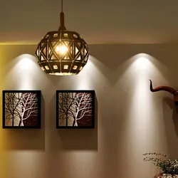 Новая Винтажная железная художественная Алмазная светодиодная Подвесная лампа для ресторана, бара, кофейни, подвесная осветительная
