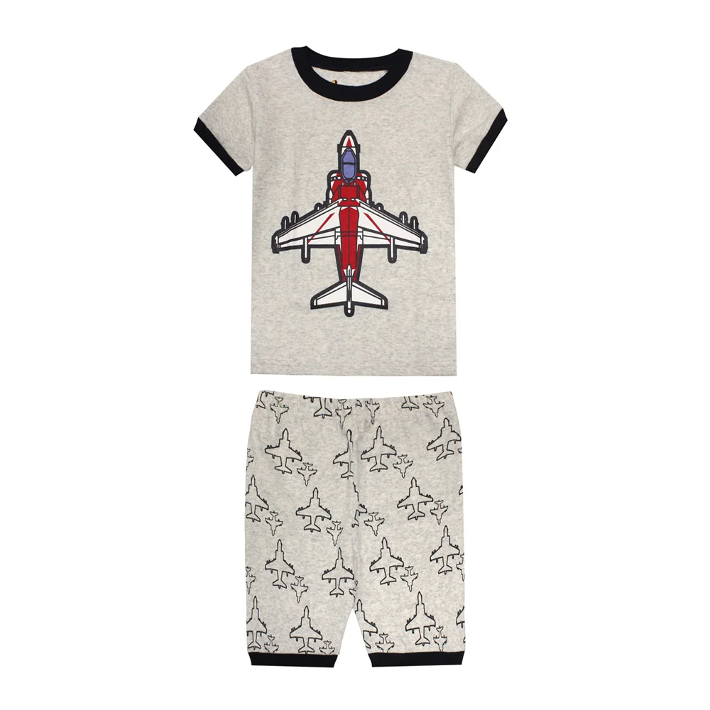 Летние пижамы для мальчиков; Детская Хлопковая одежда для сна; пижамы для девочек; одежда для маленьких девочек; пижамы для детей; летняя одежда для мальчиков; pijama infantil - Цвет: CG17