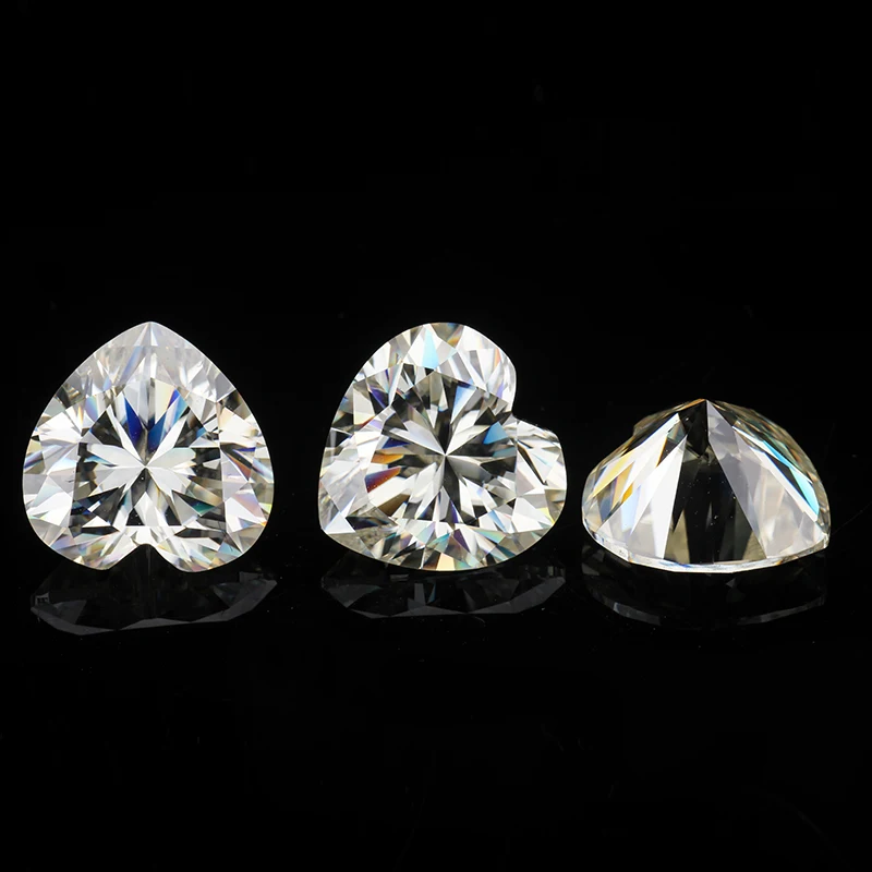 Камень Муассанит в форме сердца 5 Х5 мм|moissanite loose stones|loose stonesmoissanite |