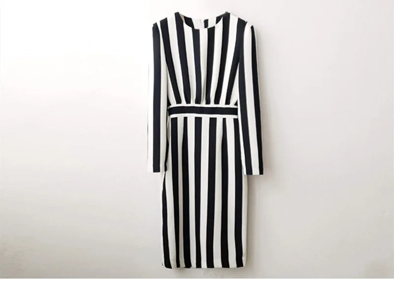 Платья Полоски Черно Белое фото 23