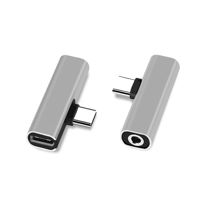 Usb type-C аудио адаптер для зарядки 2 в 1 type C папа-мама 3,5 мм разъем для наушников+ зарядный конвертер для адаптера Xiaomi