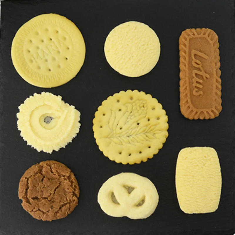 

050 Simulation cookies fake sugar baking biscuits snacks snack models decorative items and cabinets