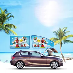 Автомобильная сторона солнцезащитный козырек Солнцезащитный крем Дети штора с мультипликационными мотивами окно солнцезащитный занавес