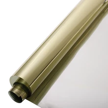 HOHOFILM 100 см x 1000 см золото и серебро одностороннее зеркало тонировка окна светоотражающая пленка для окон дом стеклянная наклейка конфиденциальности 39,37 ''x33ft