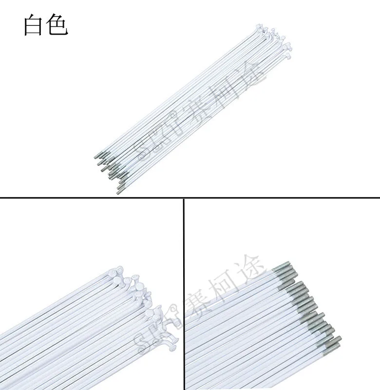 Bicycle spokes 6pcs 186 188 259 235 261 292 294mm 45# Stainless Steel MTB Bike Spokes Road Bicycles Wheel Wheelset Rim Parts
