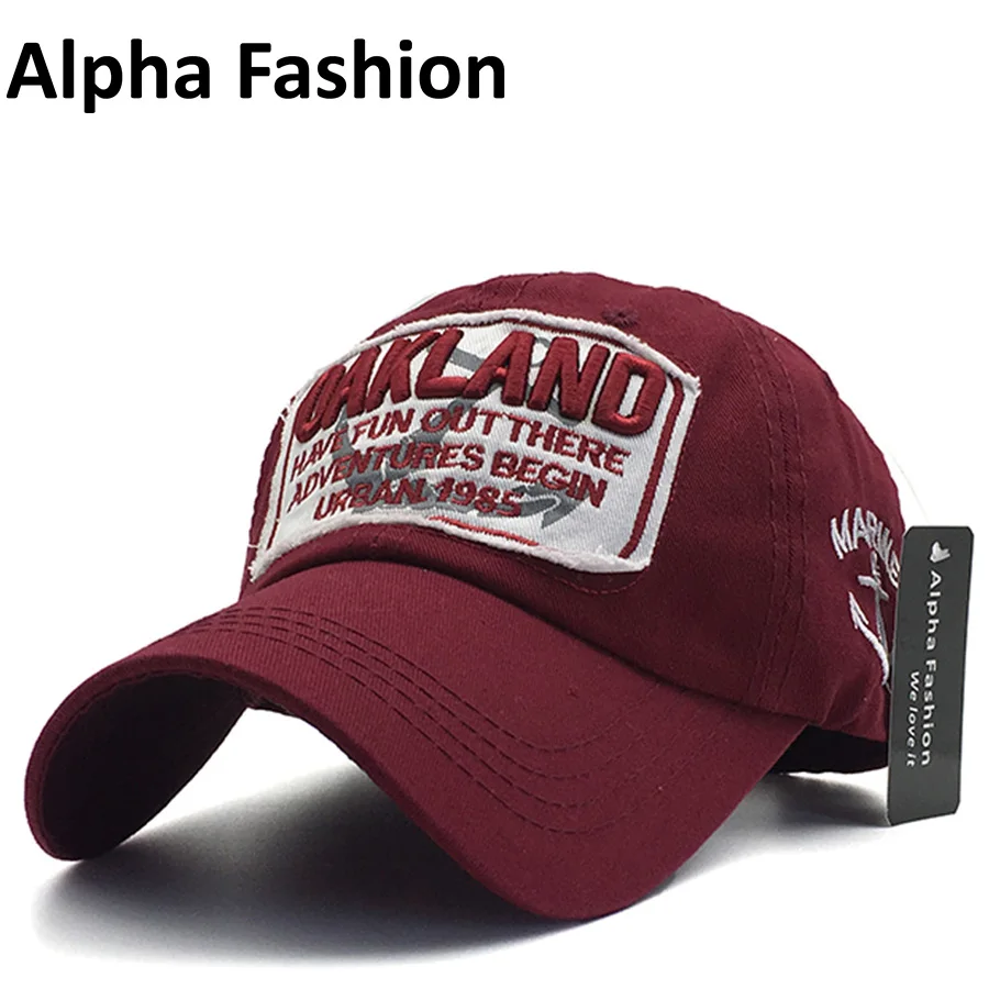 

Alpha Fashion Embroidery Vintage Baseball Caps Spring Summer Cap For Men Women Outdoor Casual Dad Hats