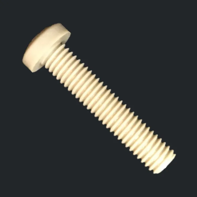 

2pcs M6 High temperature resistant pan head PEEK bolt screws Round head cross Highs strength bolts Phillips 6mm-12mm length