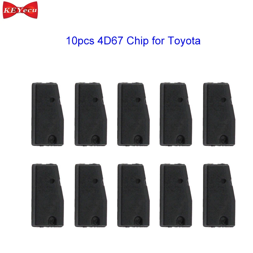 KEYECU 10pcs 4D67 Transponder Chip Blank Car Key for Toyota Camry Corolla Lexus | Автомобили и мотоциклы