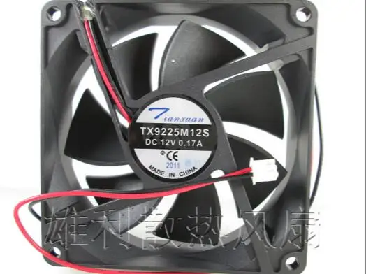 The original TX9225M12S 12V 0.17A world 9CM 9025 2 line power supply fan