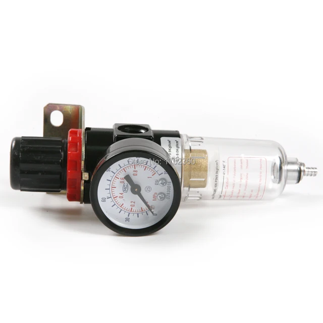1pcs Air Filter Pneumatic Regulator Moisture Trap Pressure Gauge AFR