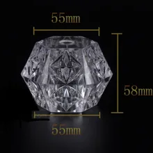 4 шт./лот H: 58X55 мм акрил Стекло Чай Кофе Таблица средства ухода за кожей стоп ТВ кабинет поддержка ног