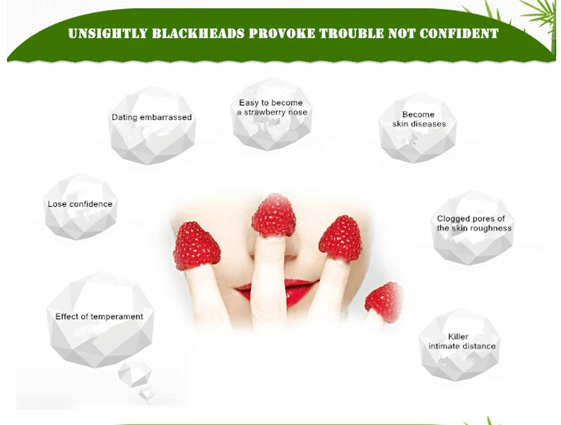 200pcs PILATEN Blackhead Mask Acne Black Head Removor Face Mask Peel Off Style Deep Cleansing Skin Care