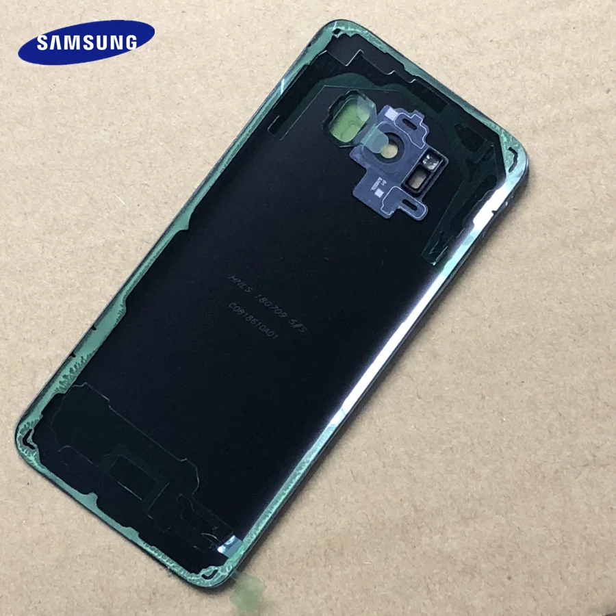 Для SAMSUNG Galaxy S8 G950F S8 Plus G955F Задняя стеклянная крышка для батареи задняя дверь корпус чехол для SAMSUNG S8 S8+ Задняя стеклянная крышка