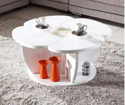Modern furniture round table flower tea table of the lacquer that bake Modern furniture round table flower tea table of the lacquer that bake