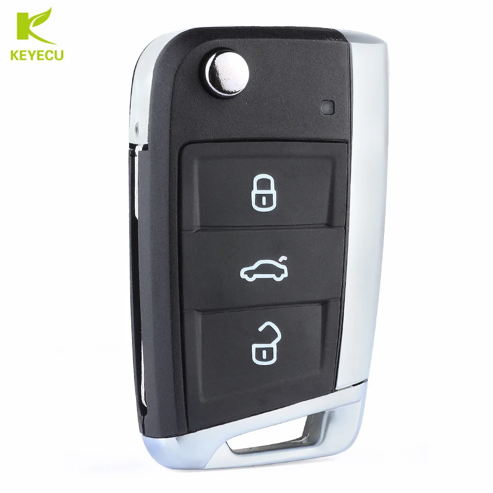 Запасной чехол KEYECU для V * W Golf 7 G TI MK7 Skoda Octavia A7|Ключ от авто| |