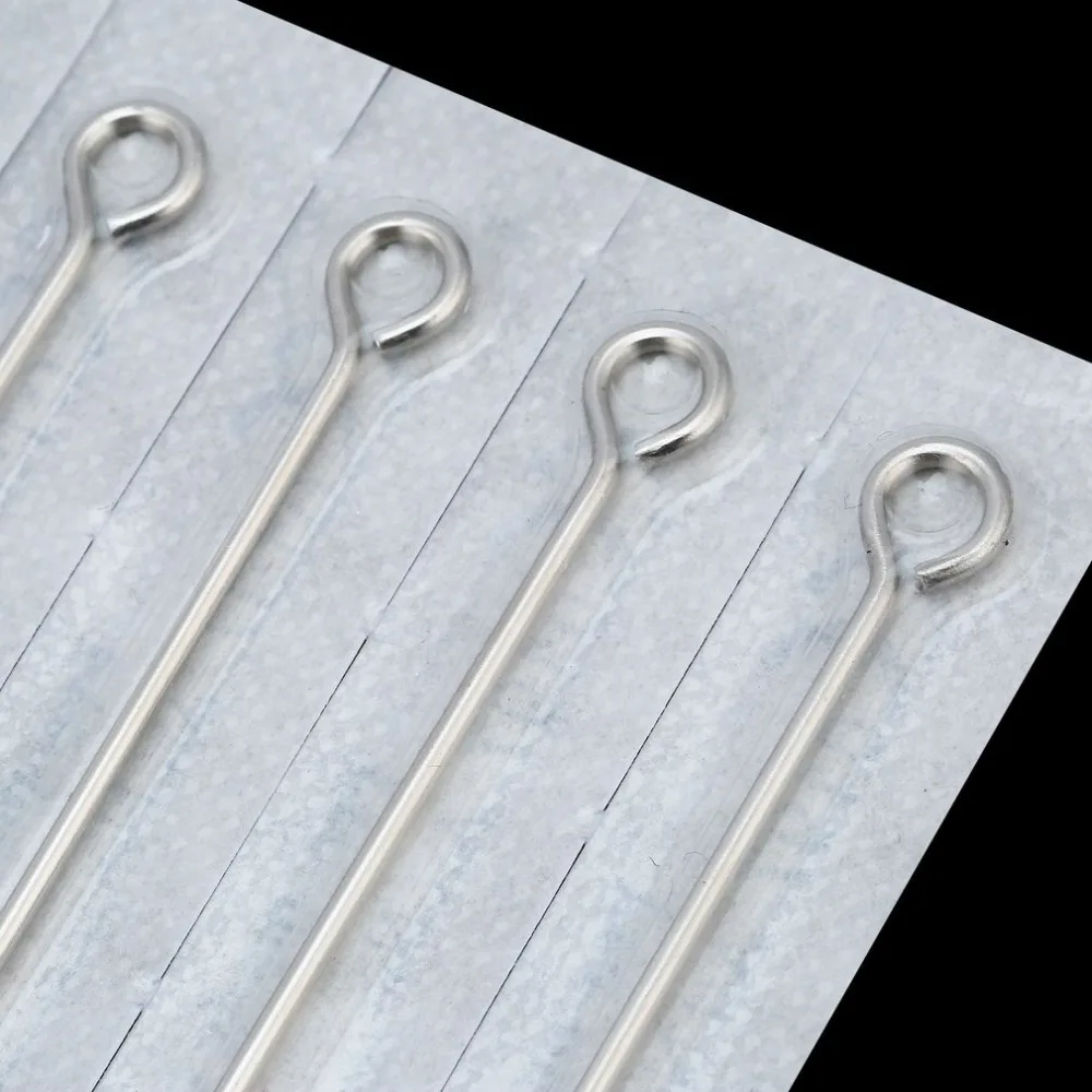 

100Pcs Disposable Tattoo Needles Assorted Sterile Tattoo Needle Set For Makeup Tools 1RL 3RL 5RL 3RS 5RS 5M1 5F