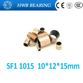 

SF-1 10*12*15 Oilless bush DU Self-lubricating bushing Sintered bush Size 10*12*15mm