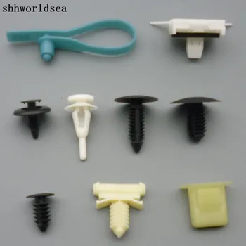 

shhworldsea 100pcs auto door moulding retainer windshield clip a bag retainer cable strap back glass moulding interior trim