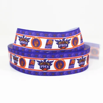 

50yards 7/8" 1" 1.5" 2" 3" 22mm 25mm 38mm 50mm 75mm sports team printed grosgrain ribbon for party gift decoration headband