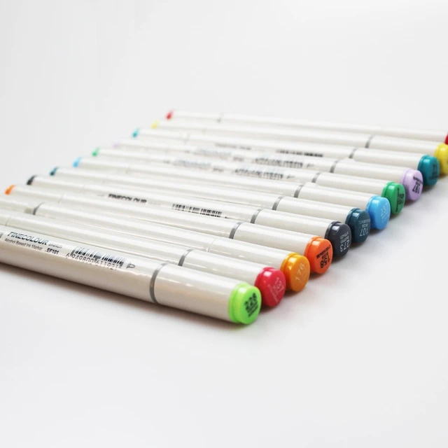 Finecolour 160 Full Colors Double-headed Sketch Art Markers