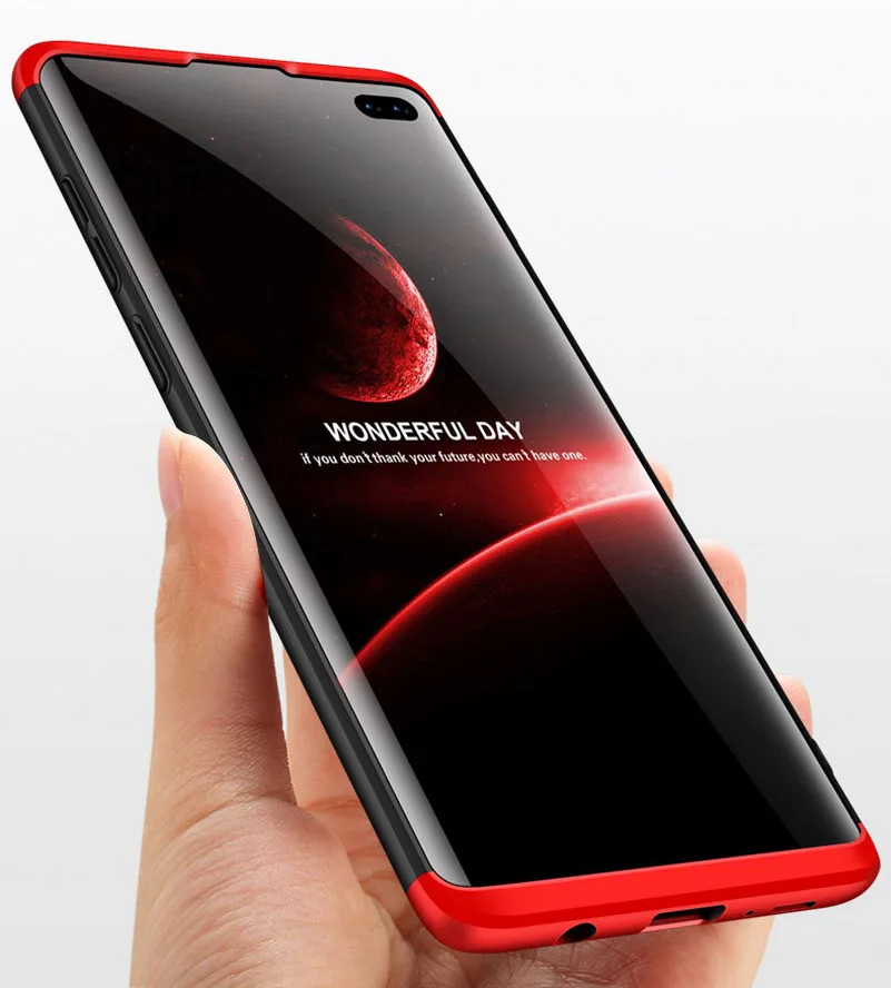 Buy 3 in 1 full Protective Case For Samsung Galaxy S10 Case Full Body case Back