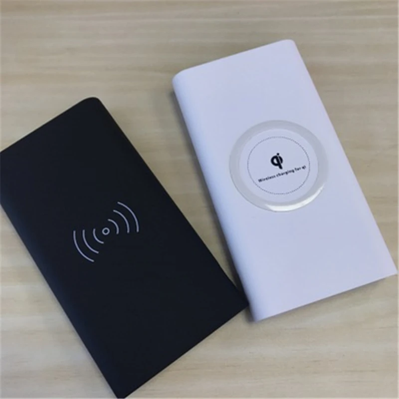 Mzxtby универсальное беспроводное зарядное устройство QI power Bank USB цифровой дисплей Внешняя батарея power bank Зарядка для Xiaomi iPhone huawei