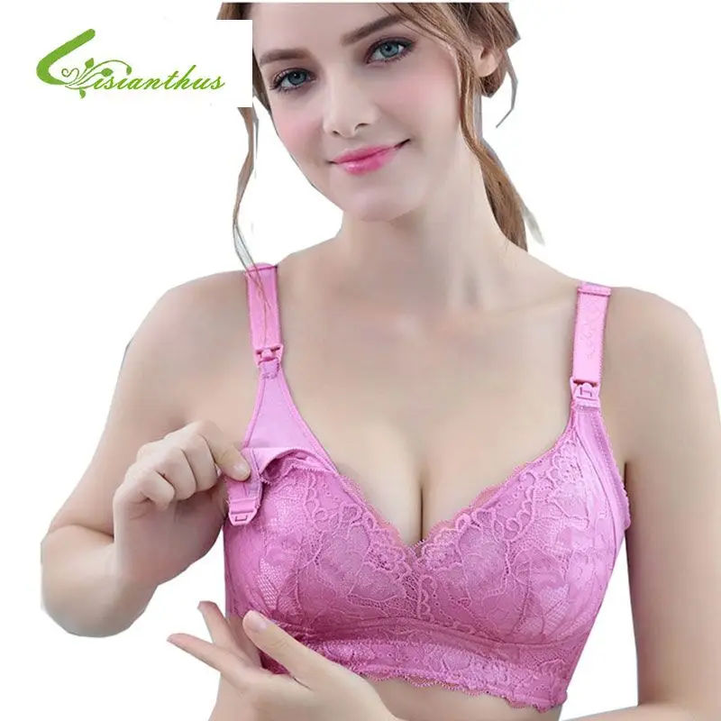 Maternity Nursing Bra Cotton Wire Free Front Buckle Breastfeeding Bra For Pregnant Women Pregnancy Prevent Sagging Underwear Maternity Nursing Bra Cotton Wire Free Front Buckle Breastfeeding Bra For Pregnant Women Pregnancy Prevent Sagging Underwear