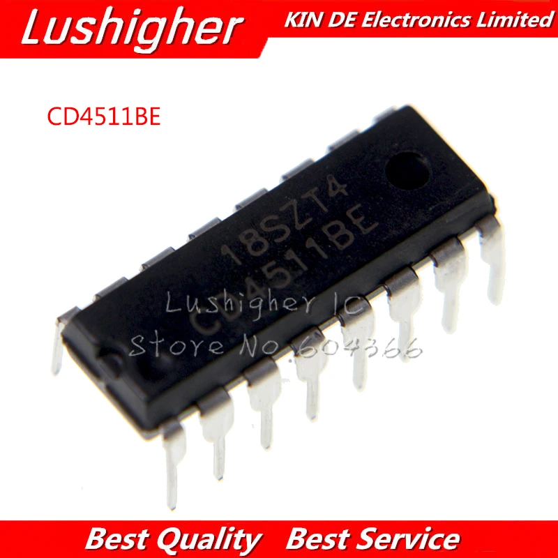 

10PCS CD4511BE DIP16 CD4511 DIP new original IC