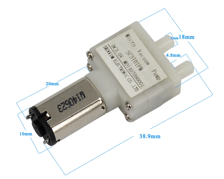 

iSmaring 1pcs Micro Vacuum Pump Medical Mini Negative Pressure Pump DC Pressure Small Air Pump DC3.7V