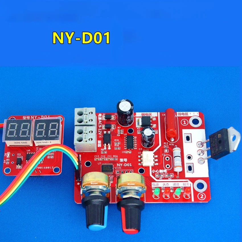 AC 9-12V 3W 50/60HZ машины для точечной сварки одиночный импульс плата управления временем 41A ток Управление; 0,36 цифровая трубка Дисплей машина для точечной сварки