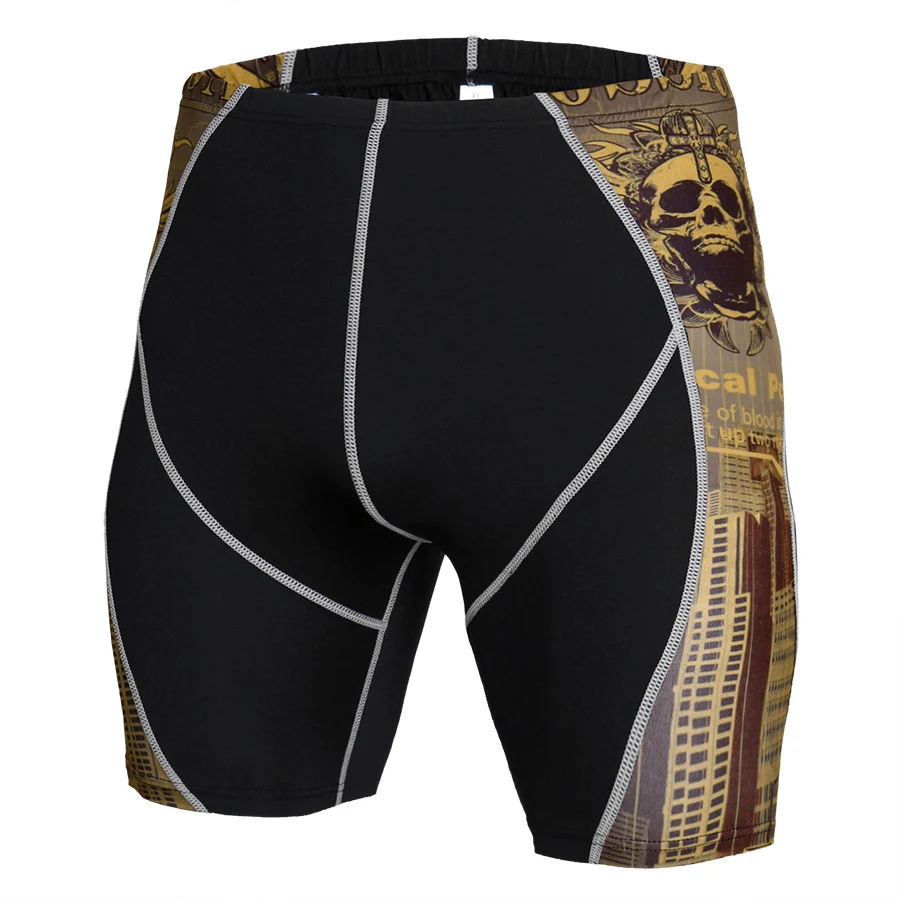 Newest Summer Compression Shorts Fitness Shorts Men MMA Bermuda Skull Thermal Sportswear Shorts Rashguard Bodybuilding Tights Newest Summer Compression Shorts Fitness Shorts Men MMA Bermuda Skull Thermal Sportswear Shorts Rashguard Bodybuilding Tights