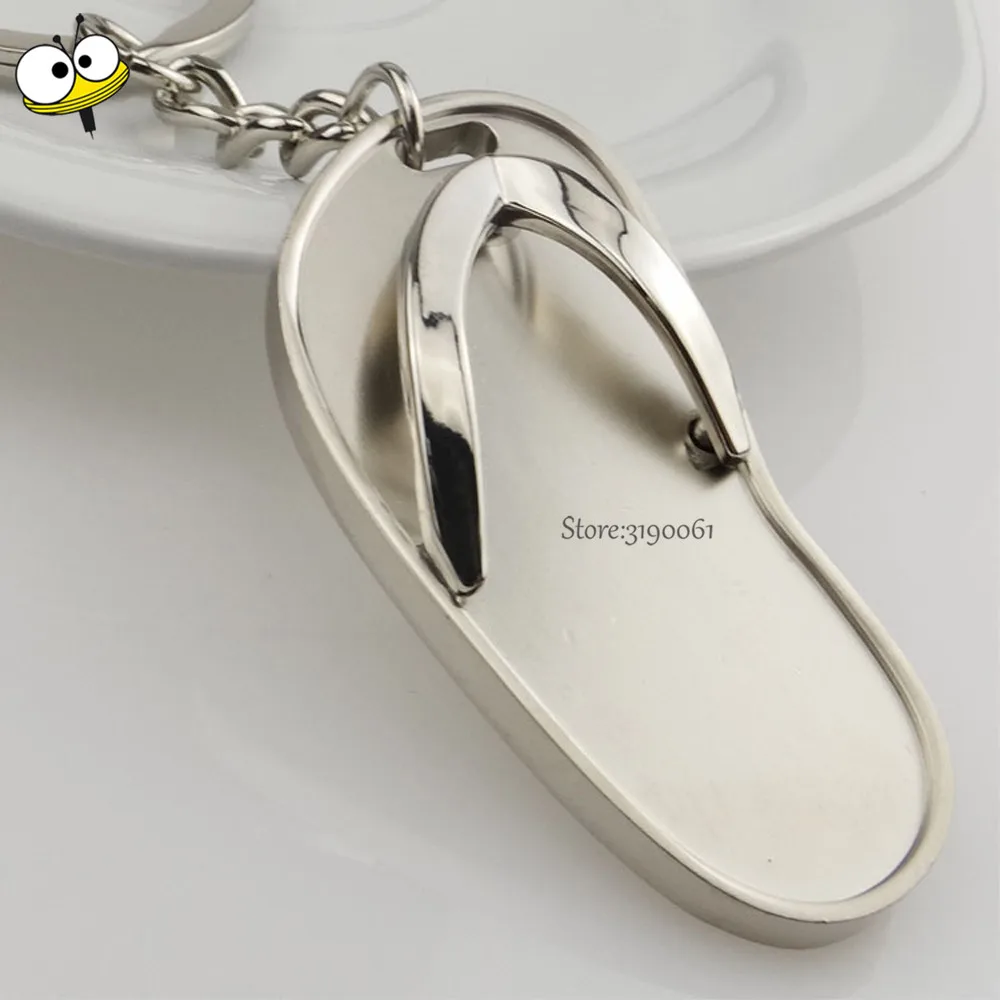 

Funny Gift Retro Slippers Keychain Metal Car Key Ring Key Holder for Renault Clio Rover Saab Seat Audi BMW Volkswagen Magotan MG