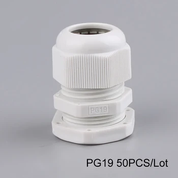 

50PCS/Lot PG19 12-15mm PA Nylon Waterproof Cable Gland