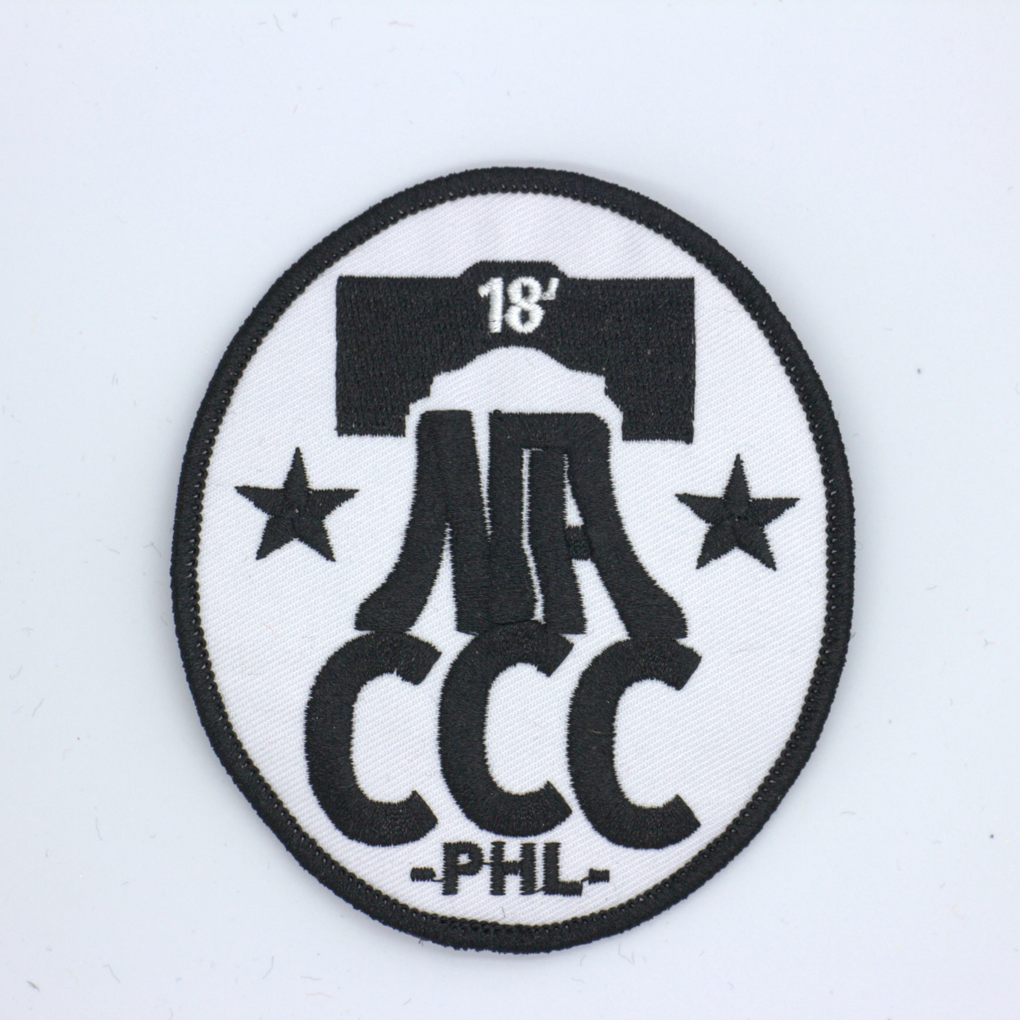 

Embroidered chapter patch customizable pattern
