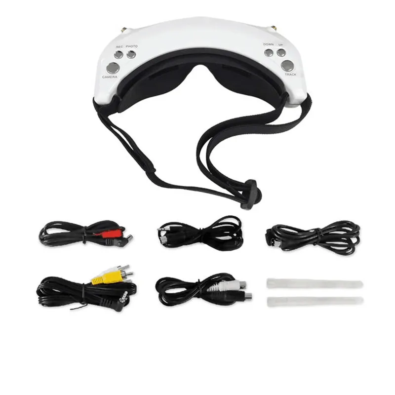 SKYZONE SKY02S V FPV 3D видео очки для отслеживания головы встроенный 5 8g обновленная