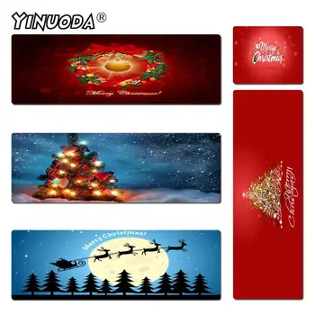 

Yinuoda Top Quality Merry Christmas Rubber Mouse Durable Desktop Mousepad Size for 18x22cm 20x25cm 25x29cm 30x60cm 40x90cm