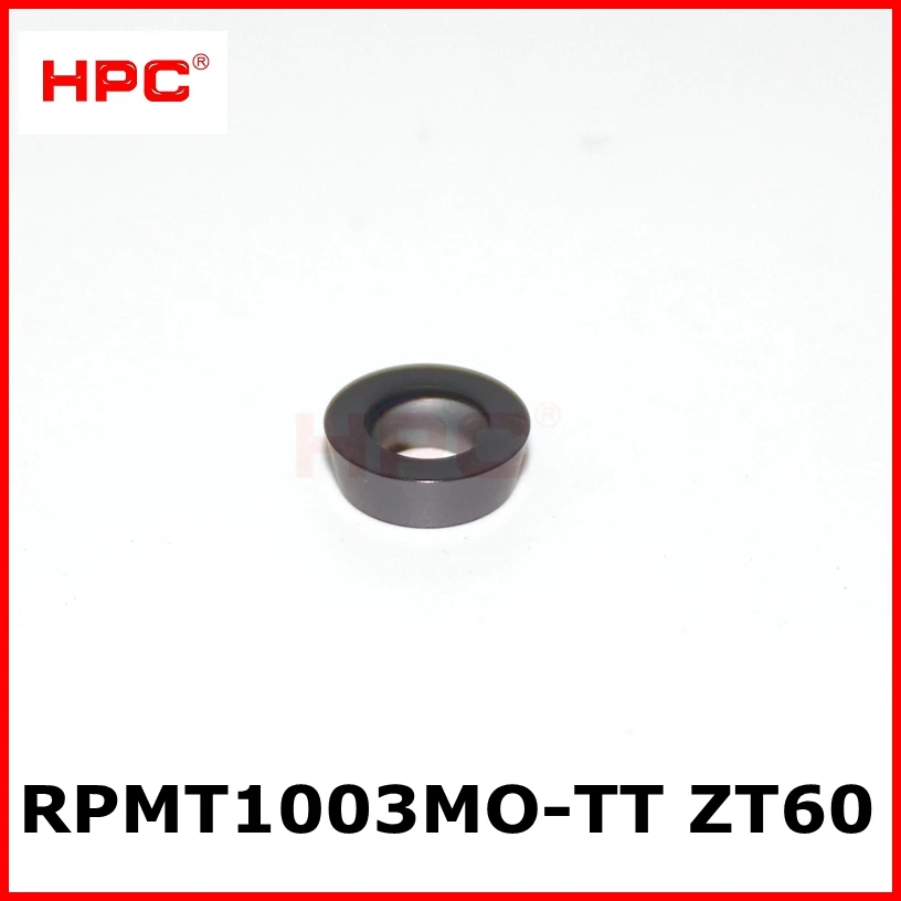 

RPMT1003MO-TT ZT60 CNC cutting tools tungsten carbide milling inserts for CNC machine for steel stainess cast iron workpiece