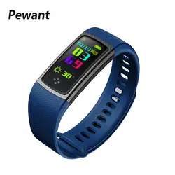 2018 Pewant S9 Смарт часы Bluetooth Цвет ЖК-дисплей Экран Смарт Браслет монитор сердечного ритма Фитнес браслет для iOS Android