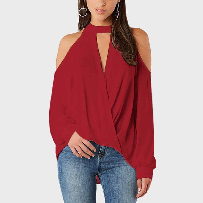 Missufe-White-Hollow-Out-Halter-Blouse-Shirts-Women-2018-Summer-Cold-Shoulder-Long-Sleeve-Plain-OL (2)